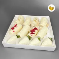 Букет Бананы в шоколаде Малиновый романс