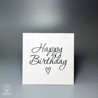 Букет Мини-открытка Happy birthday Букет Мини-открытка Happy birthday