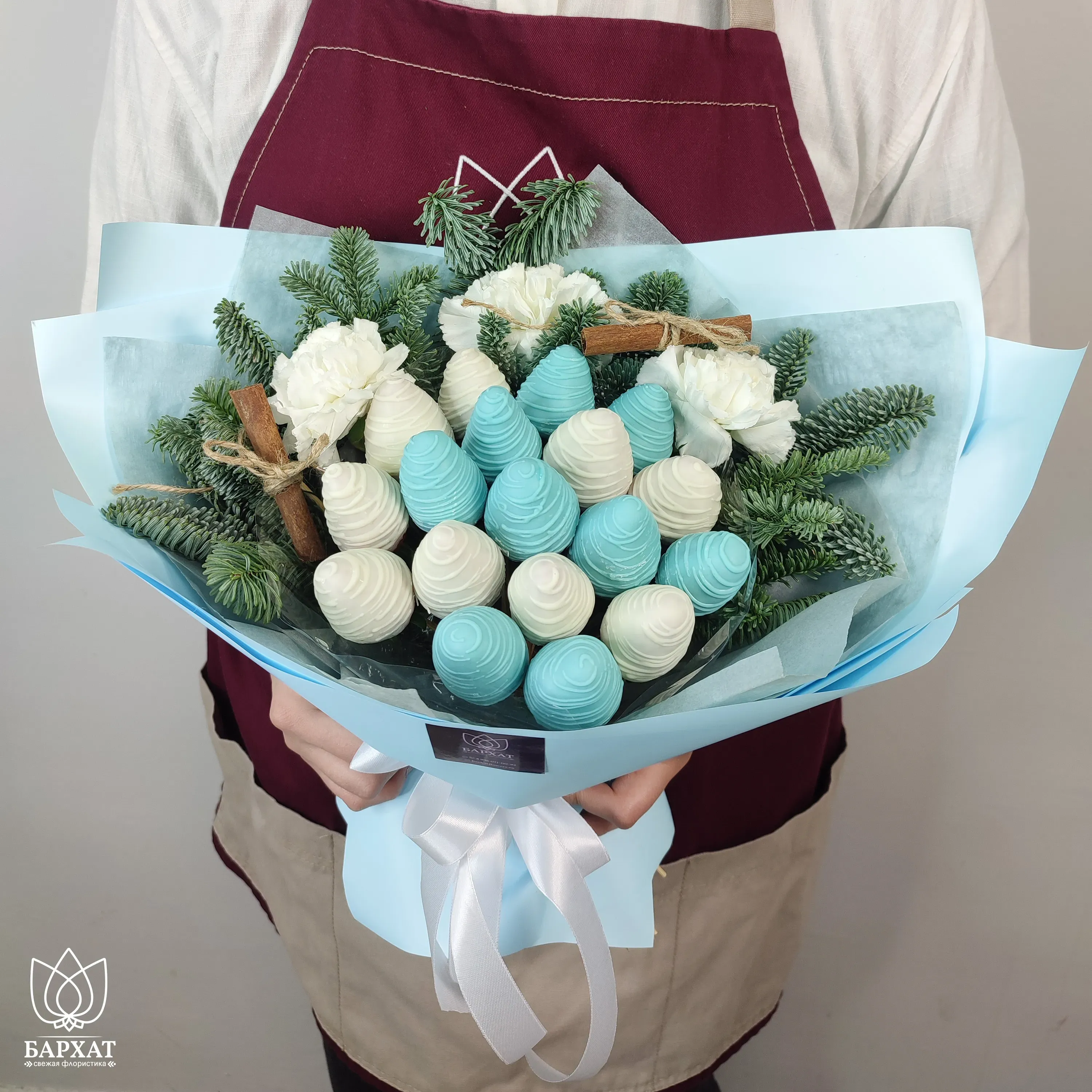 Букет Голубая ель