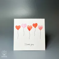 Букет Мини-открытка I love you Букет Мини-открытка I love you