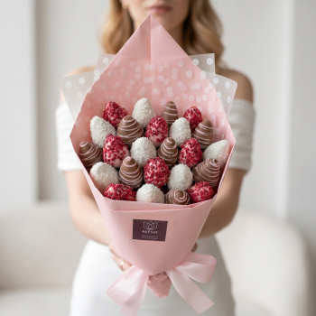 Букет Клубничная любовь