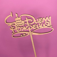 Букет Топпер с днем рождения торт