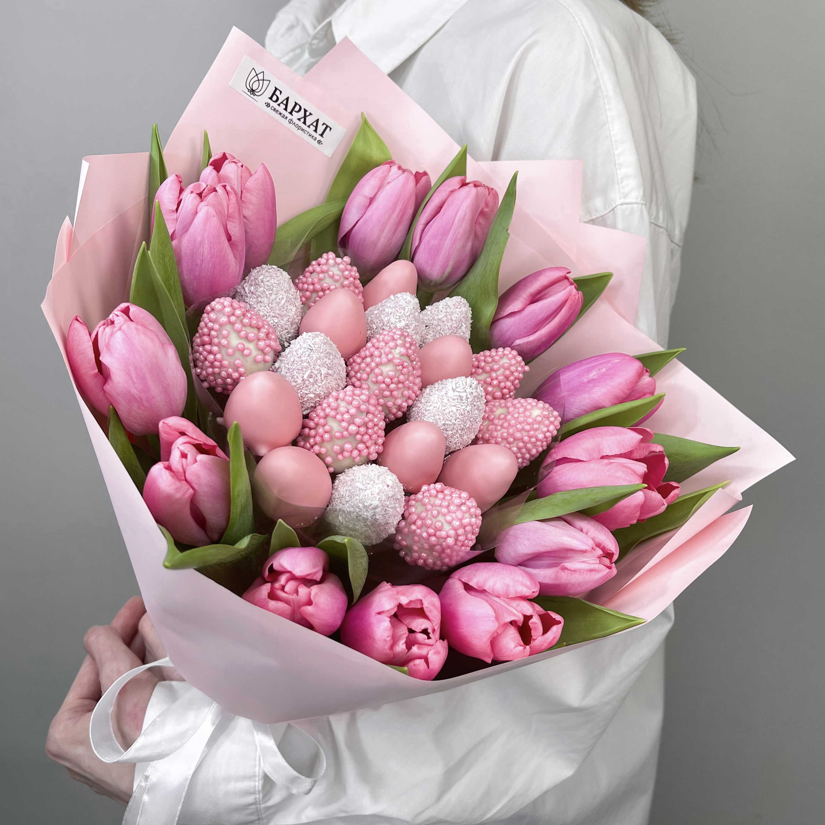 Букет Розовое послание