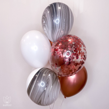 Букет Фонтан шаров №582