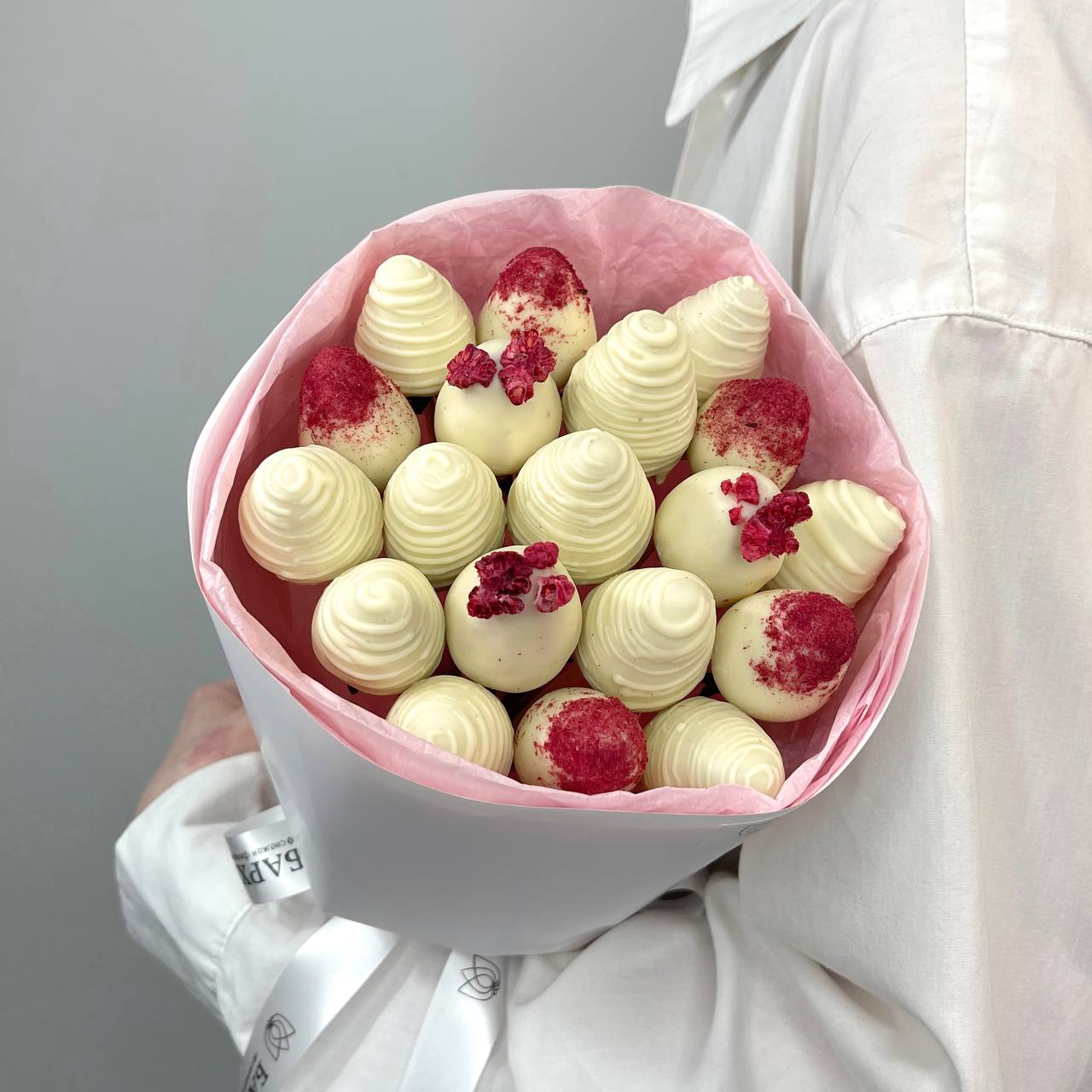 Букет Клубничный Шик