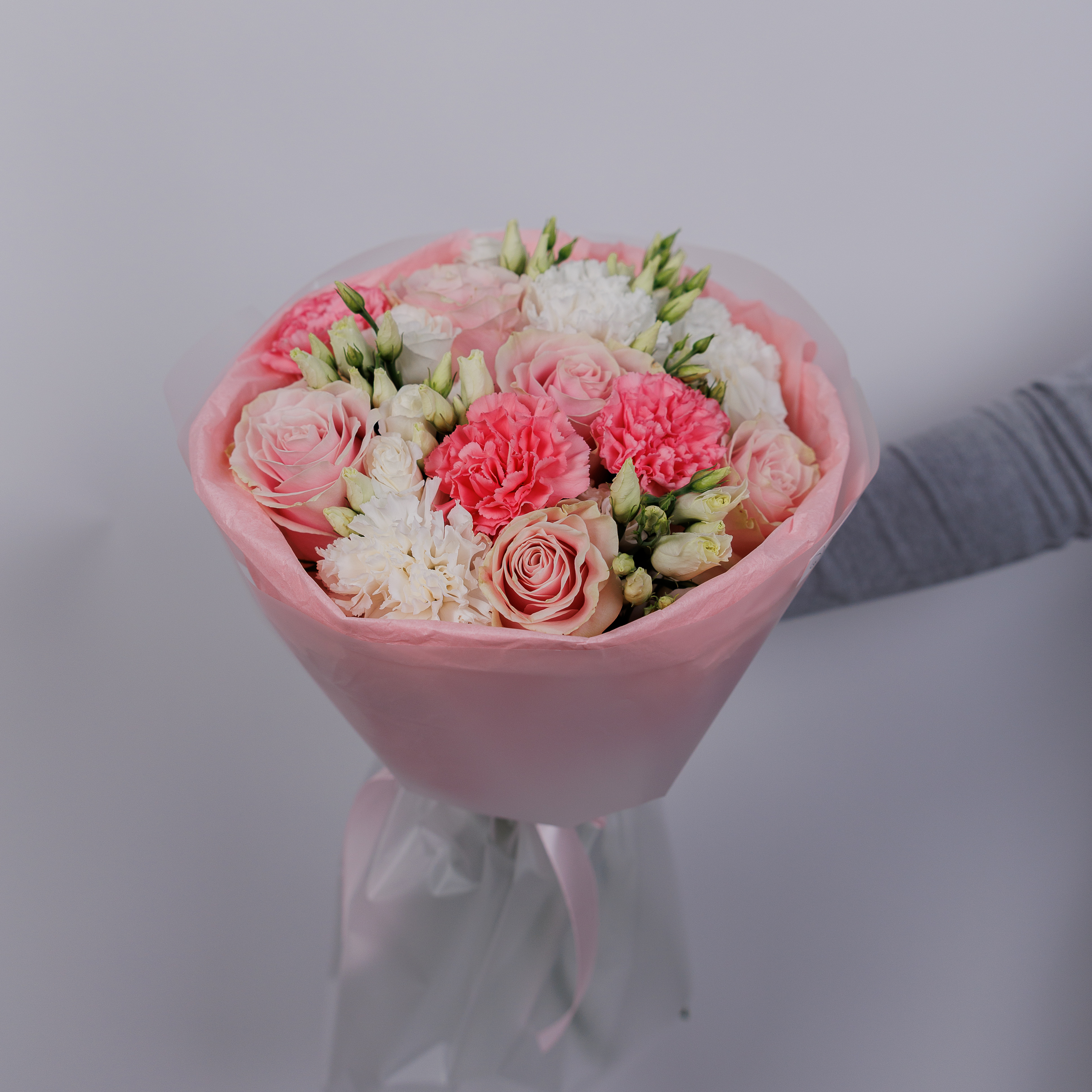 Букет Розовый закат