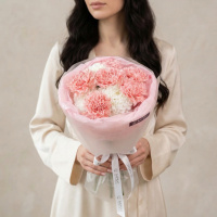 Букет Розовый шелк