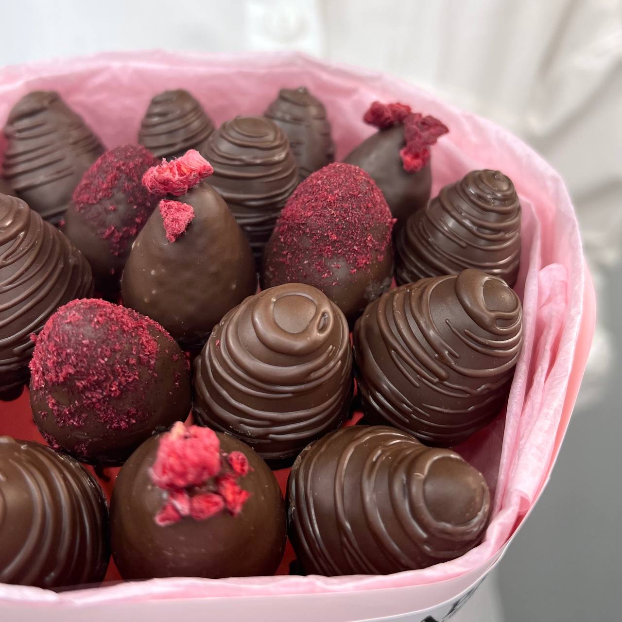 Букет Клубничная симфония