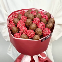 Букет Малиновый шоколад