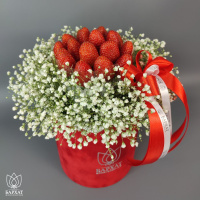 Букет Летняя сказка в красном боксе